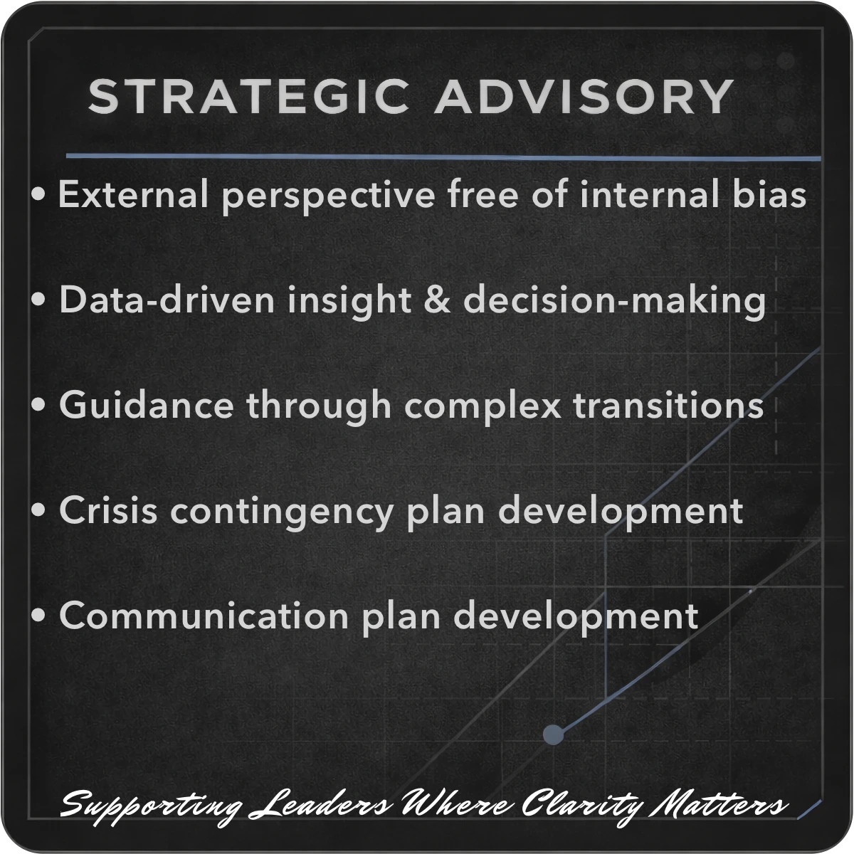 Strategic Advisory